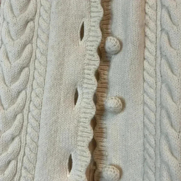 & Other Stories Paris Atelier Chunky Cable Knit Cardigan - Picture 5 of 8